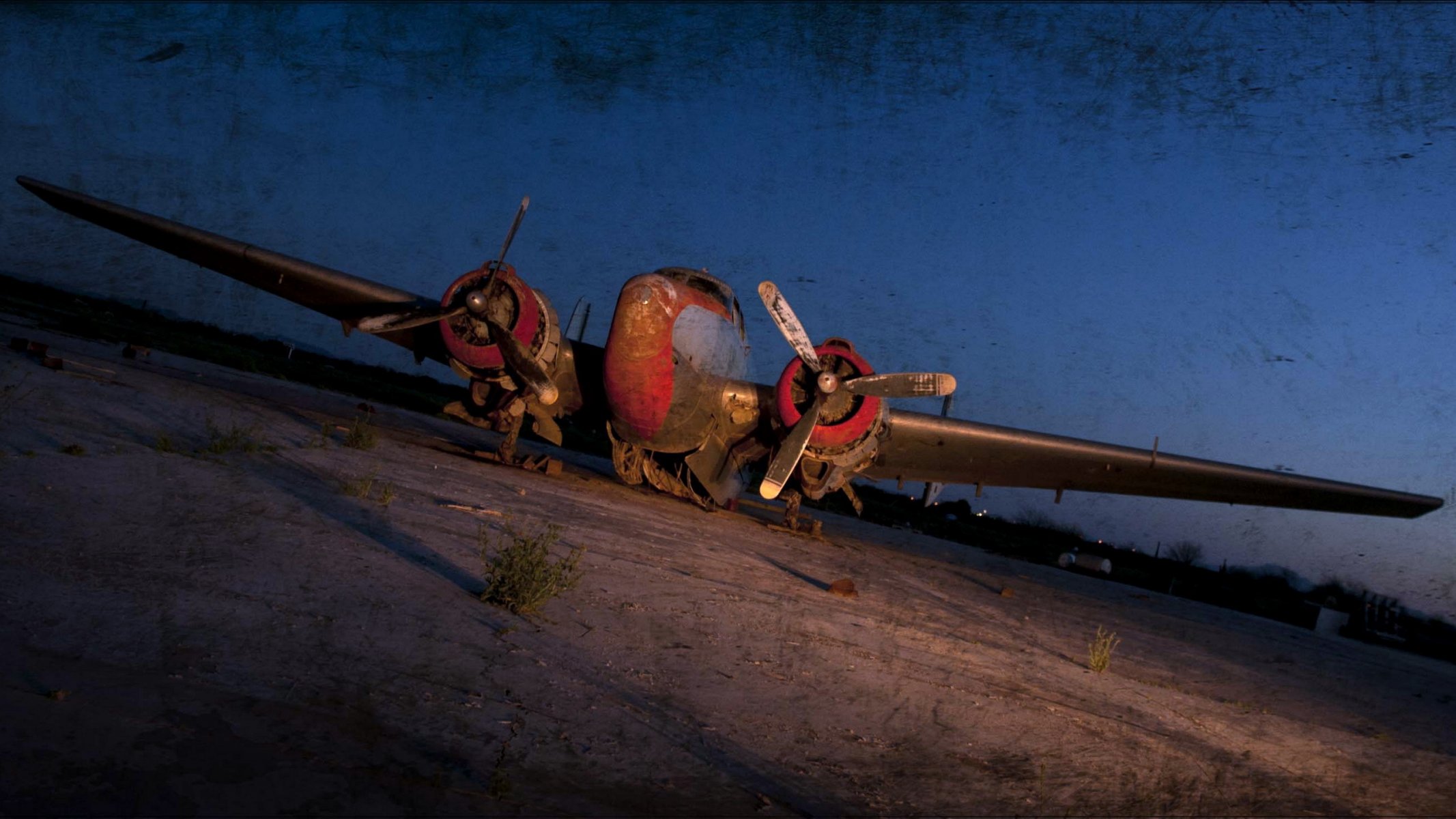 flugzeug flugplatz nacht