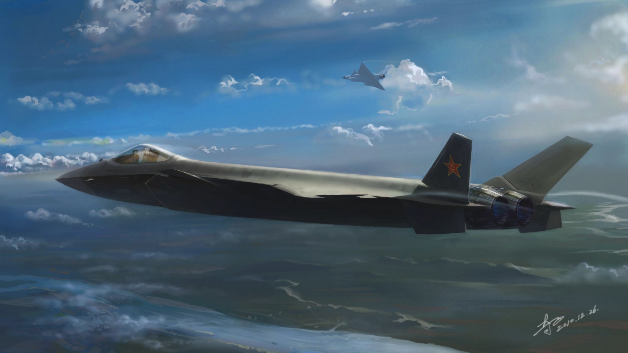 chengdu j-20 avión de combate águila negra multiusos shenyang aircraft corporation fuerza aérea china figura cielo tierra