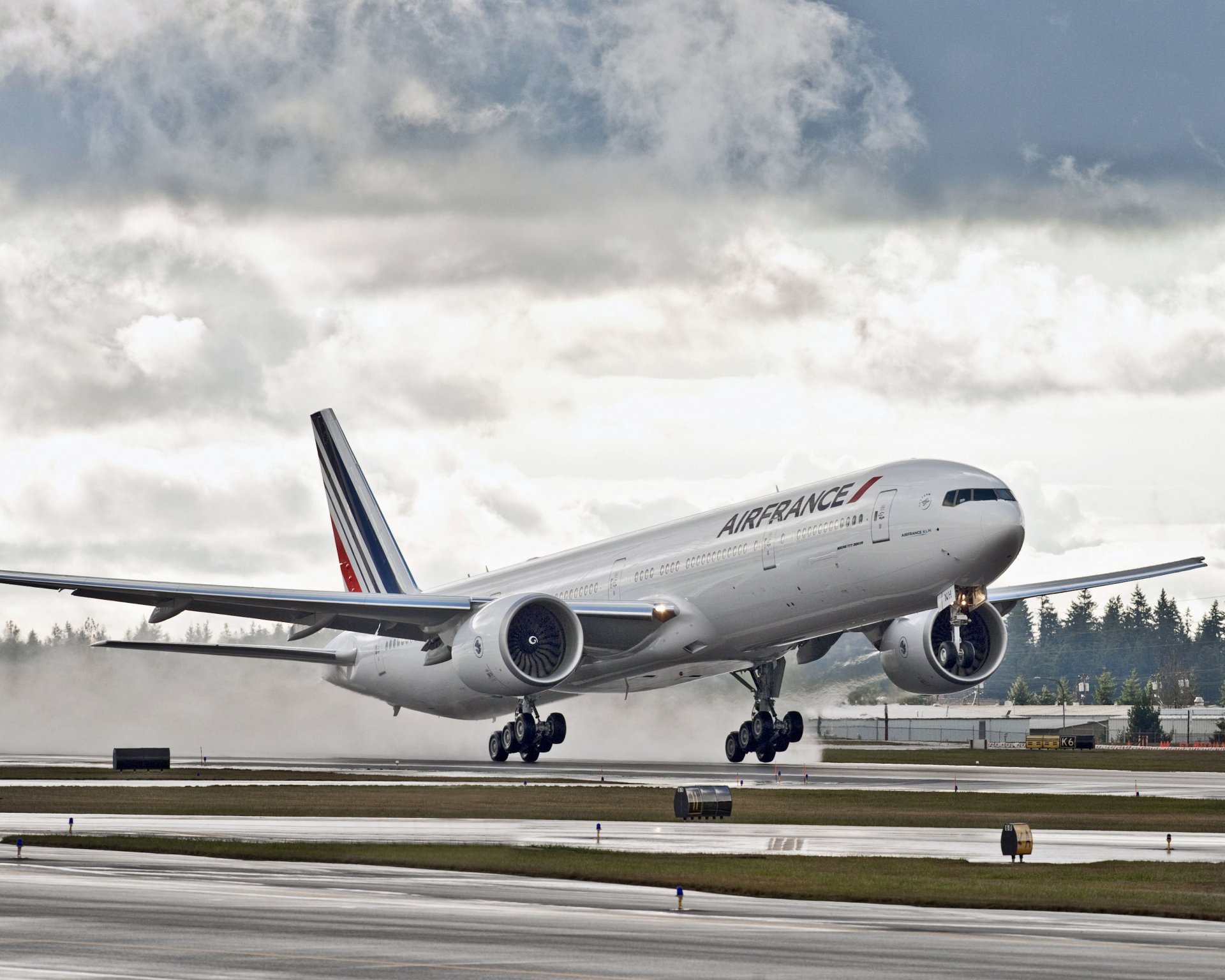 boeing air france aereo nuvole boeing 777