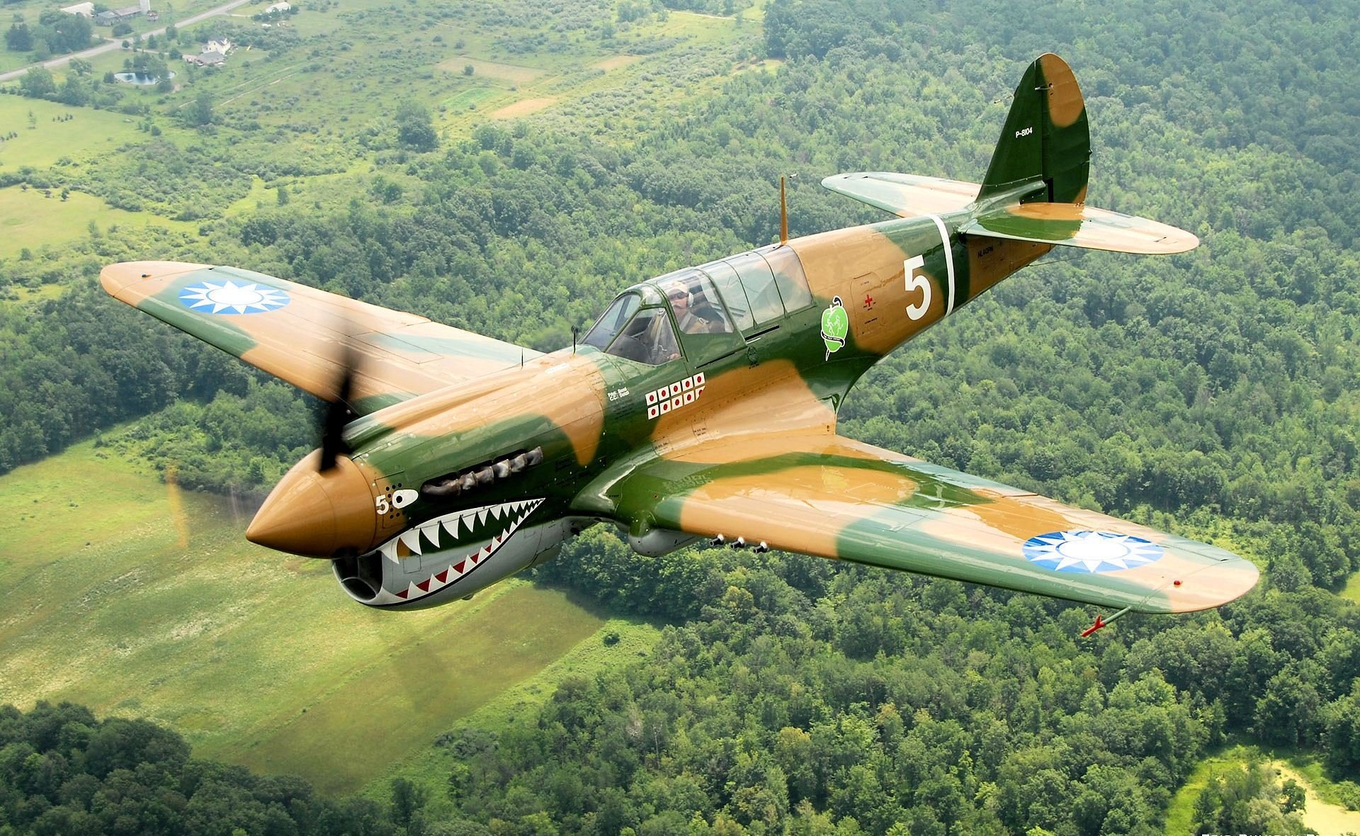 curtiss p-40n warhawk von geneseo flugzeug