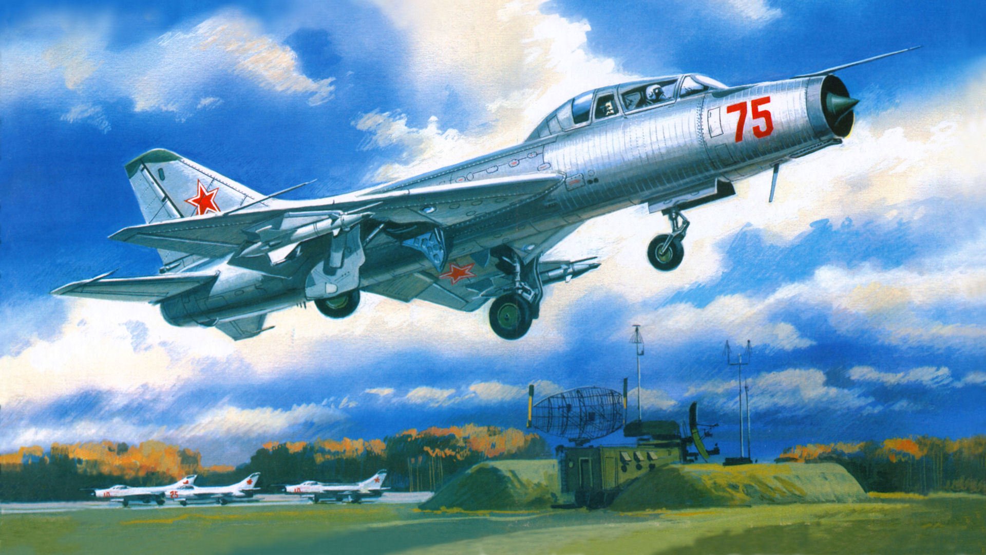 u-9u maiden fighter-interceptor airport radar