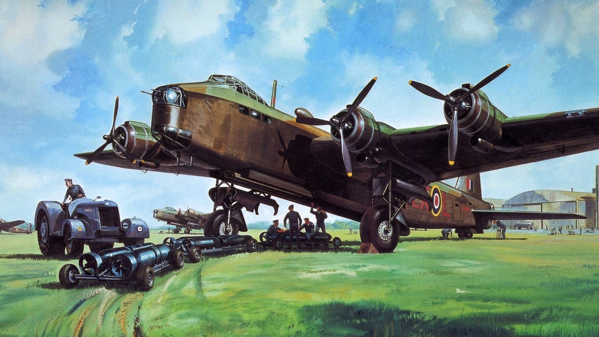 hort stirling uk four-engine bomber picture