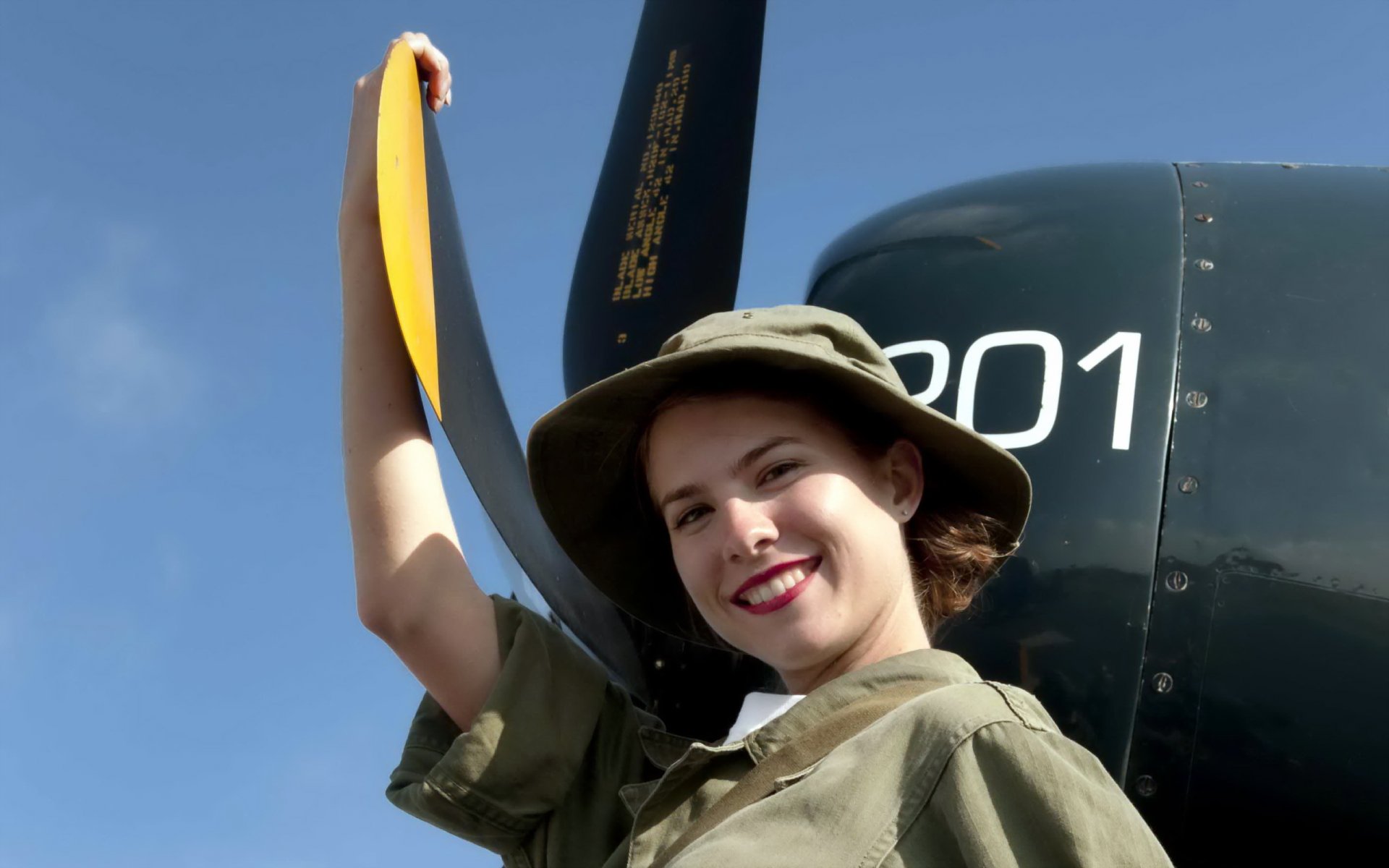 plane girl aviation