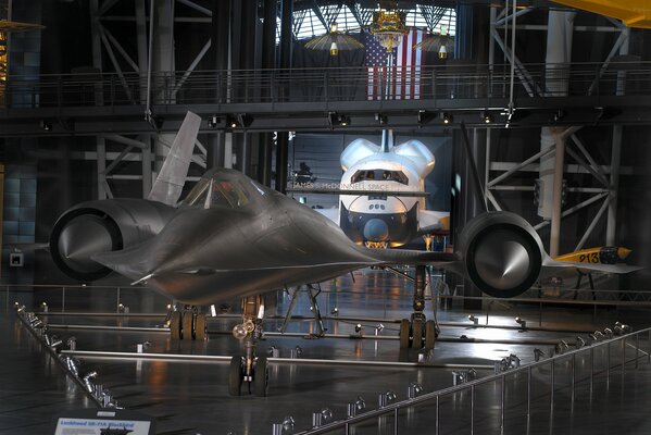 En los museos de Estados Unidos, una de las exhibiciones es un avión