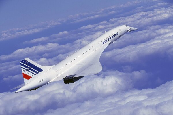 Volo Dell aereo della Francia Concorde