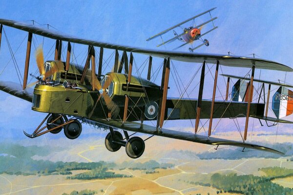 Картинка французских истребителей первой мировой войны