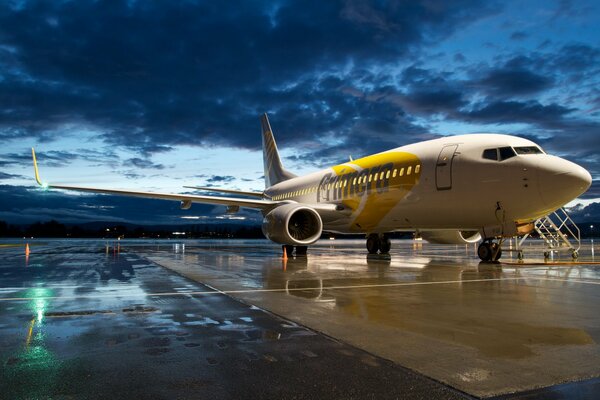 Boeing 737 Macht und Anmut am Himmel