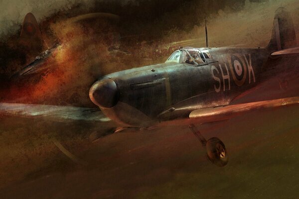 Batalla aérea pesada de La segunda guerra Mundial