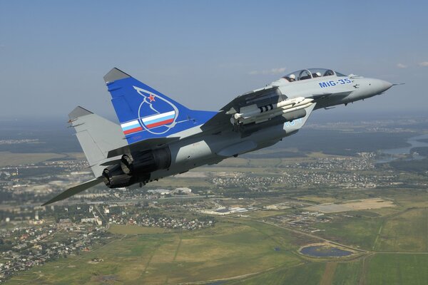 MIG 35 fighter bomber aircraft