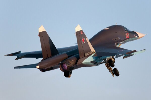 The Su-34 bomber participated in military operations