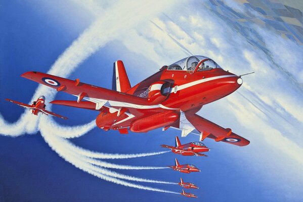 Red Royal Air Force of Great Britain