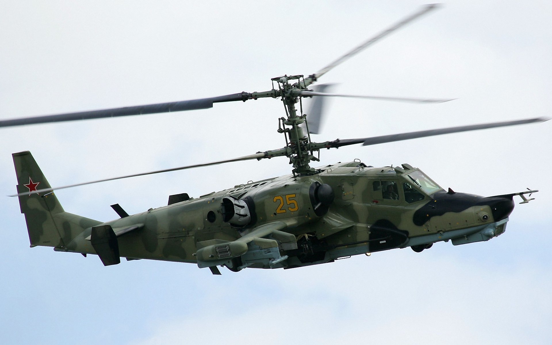 ka-50 black shark kamov of the blade suspension cabin gun camouflage