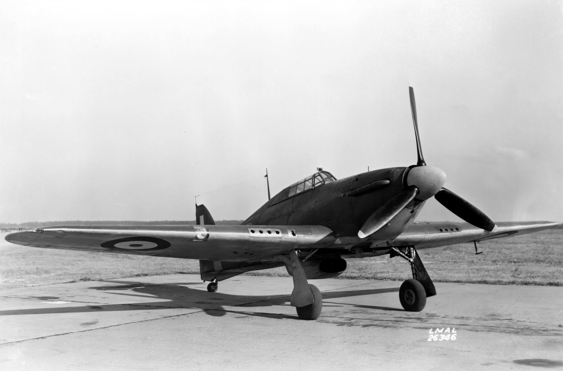 britischer kampfjet hawker hurricane hurrikan