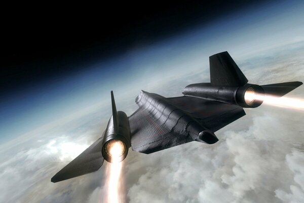 Un nuovo tipo di motore su un aereo supersonico