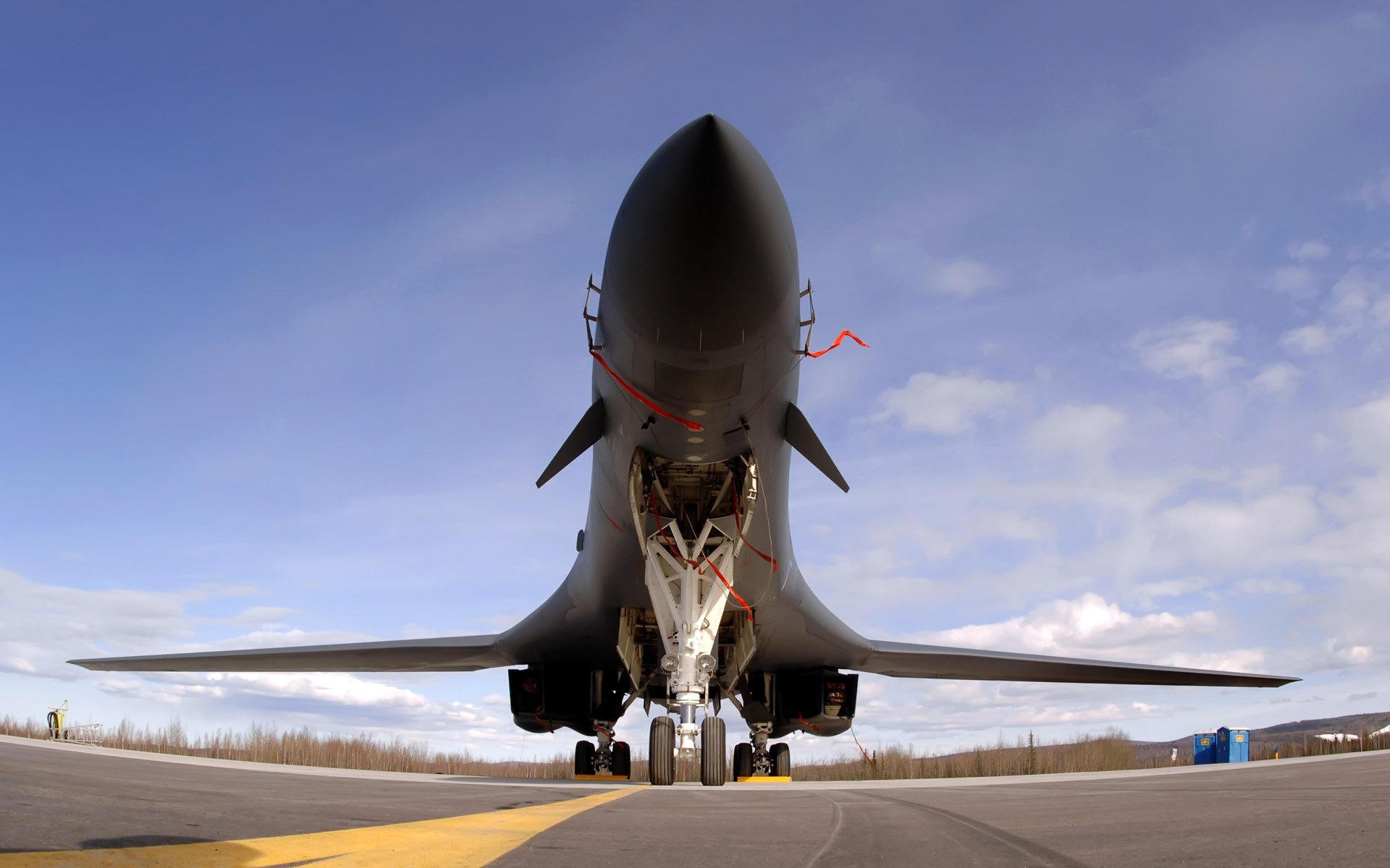 estacionamiento tren de aterrizaje avión