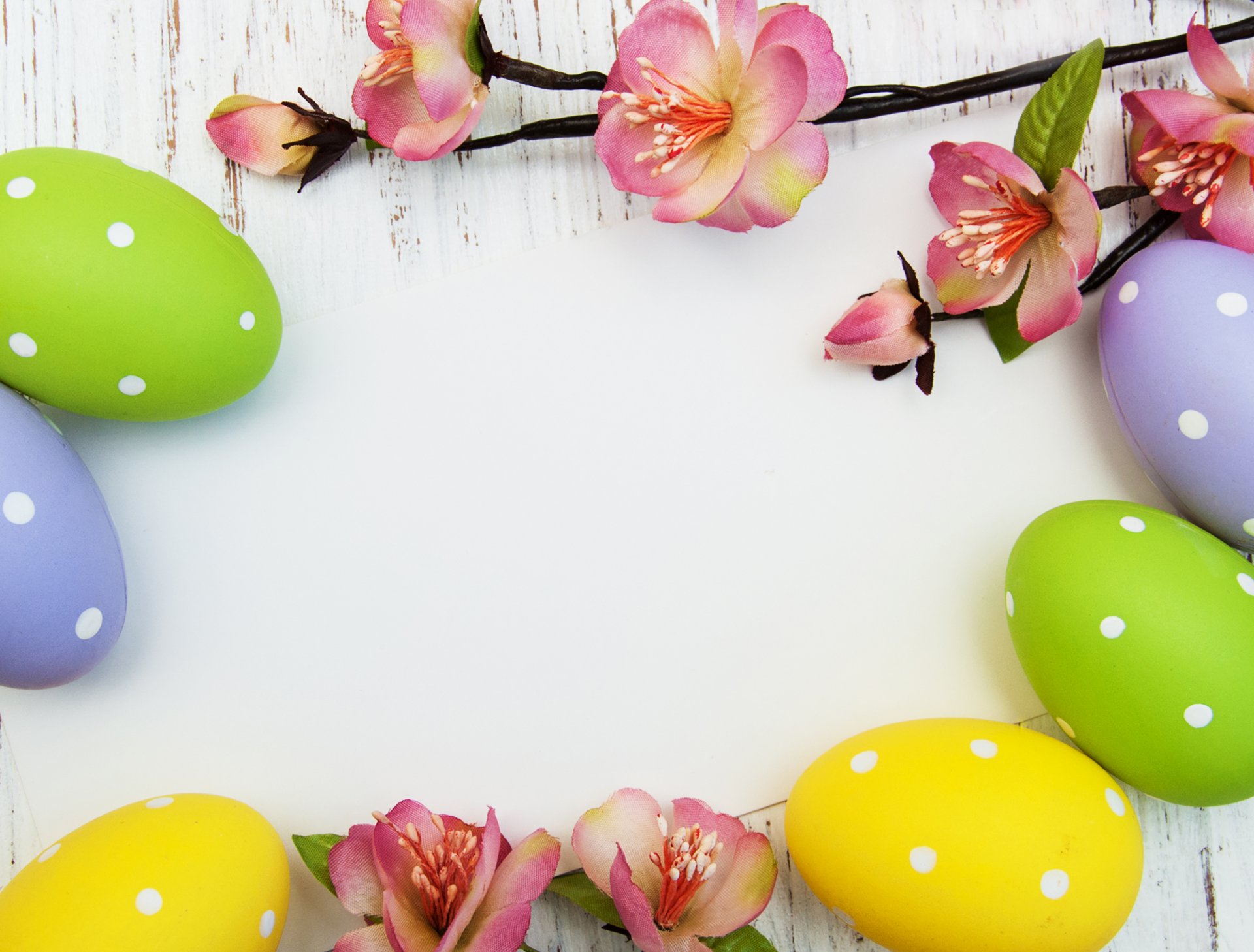 ostern eier karten blumen frühling