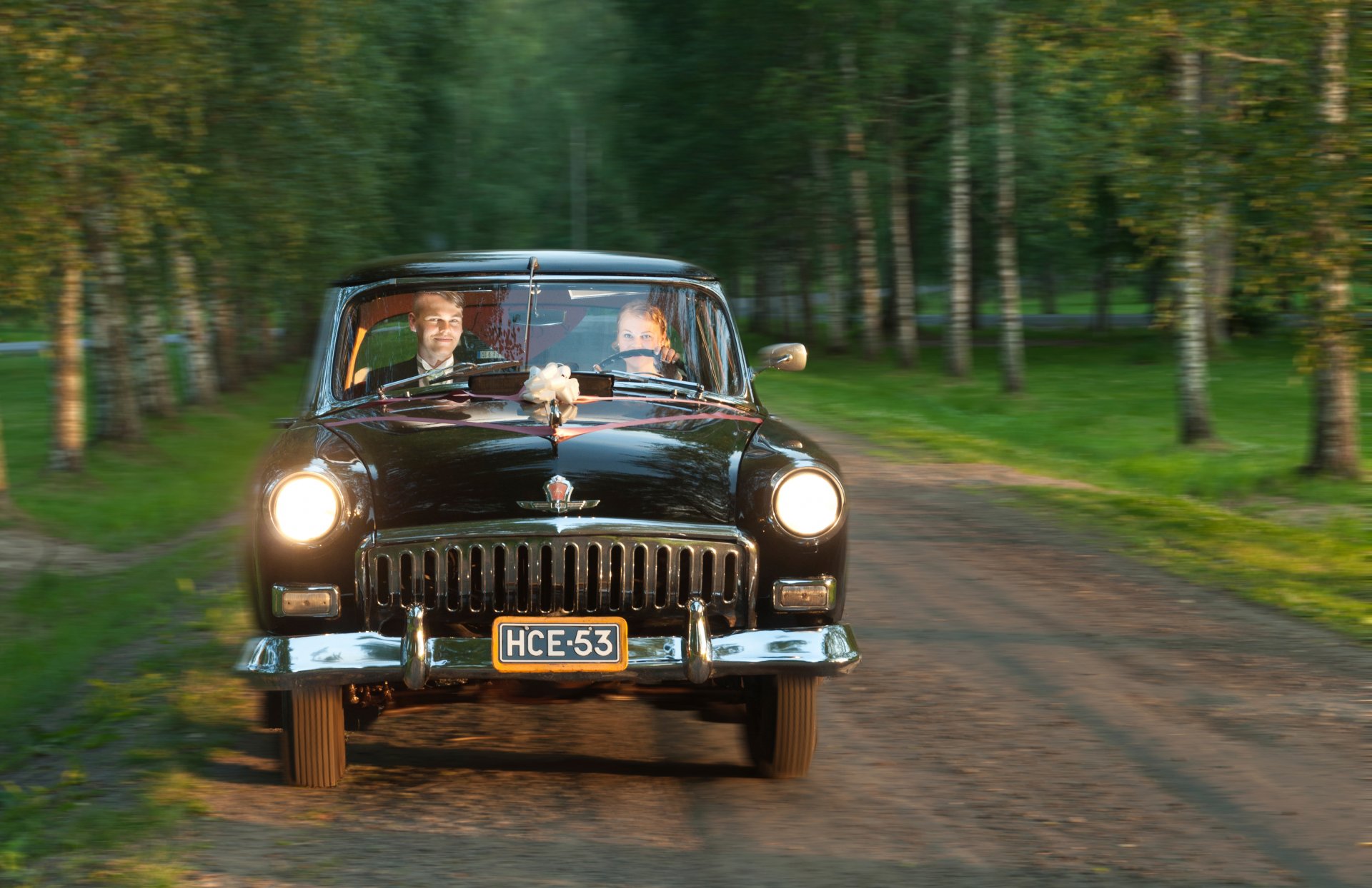 novio novia boda coche