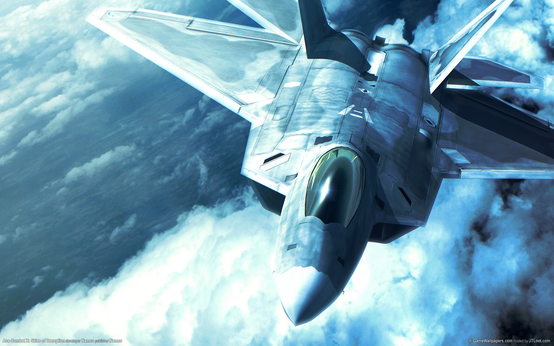 ace combat x f-22 raptor cielo combattente