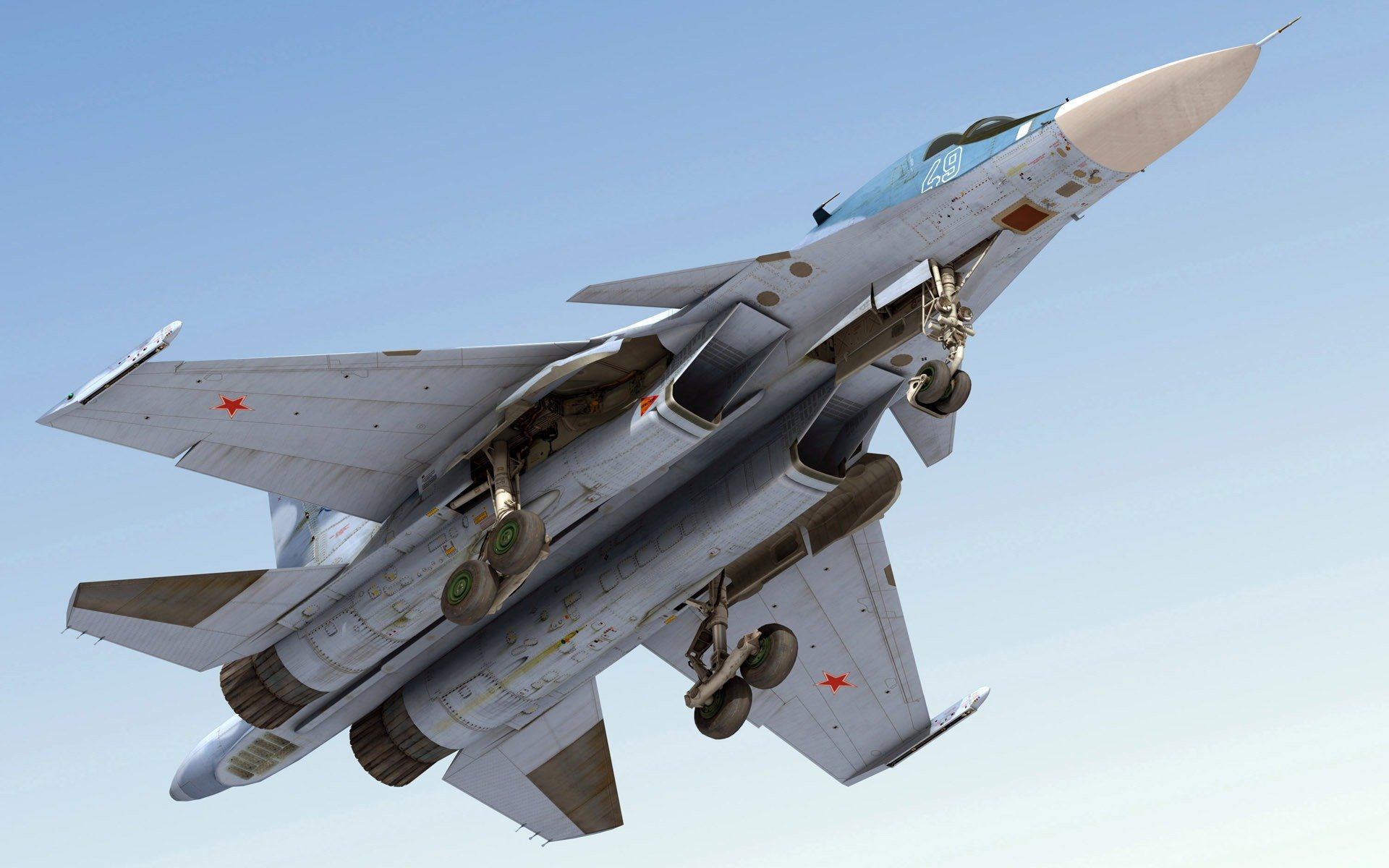 su-34 cielo vuelo