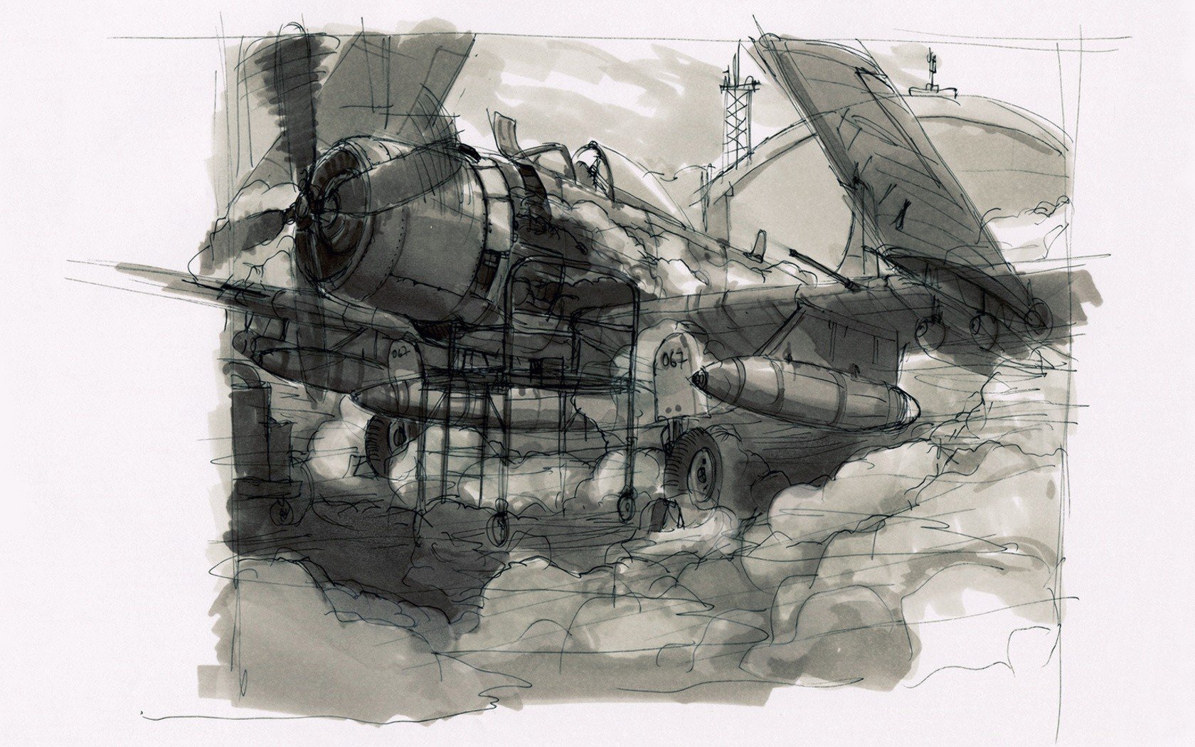 plane outline