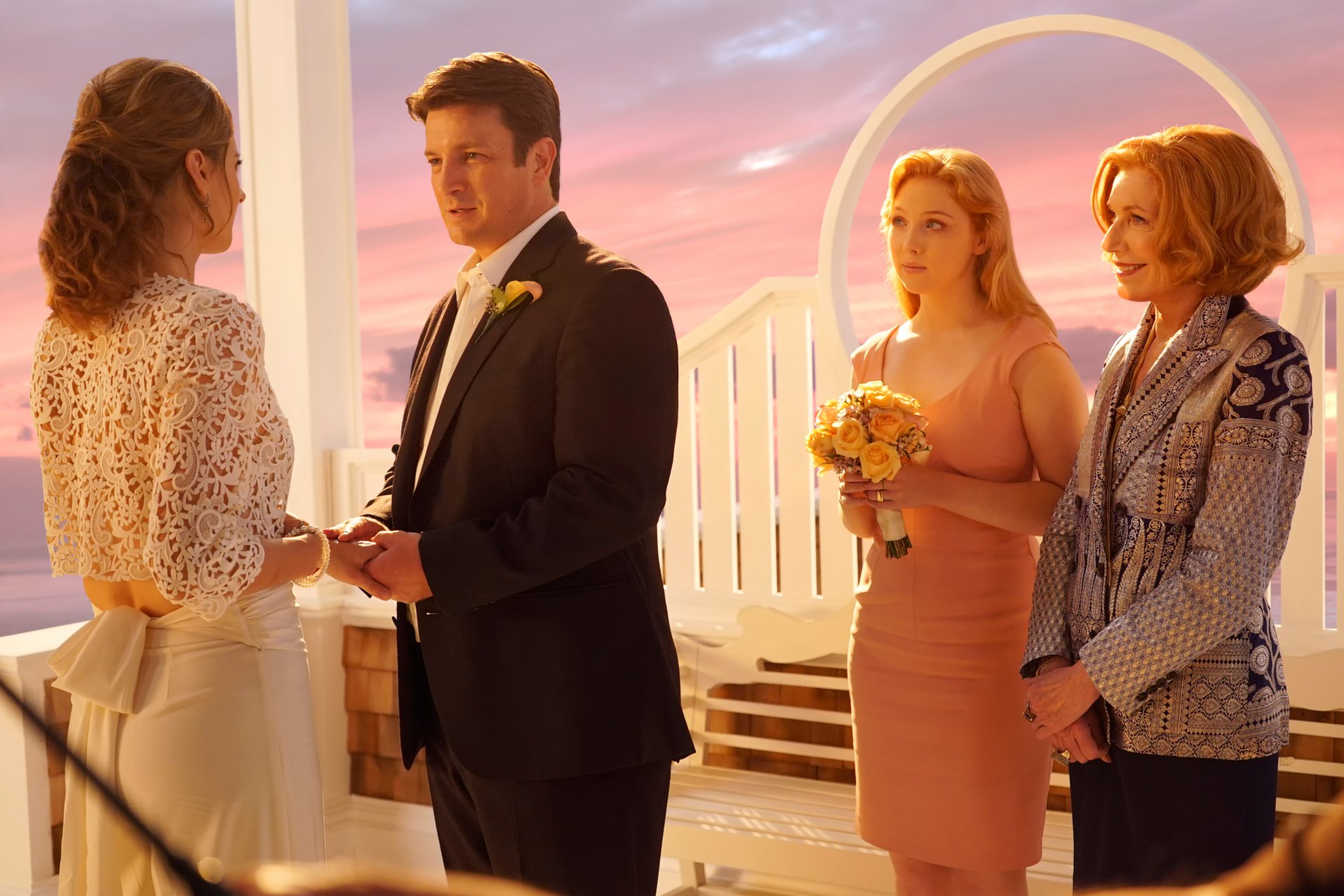 castle castle the Time of Our Lives wedding season 7 Fillion Stana Katic Susan Sullivan Molly S. Quinn