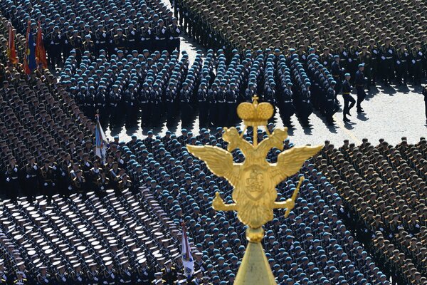 Festa sulla Piazza Rossa in onore del giorno della Vittoria