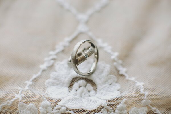 Bagues de fiançailles en argent pour mariage