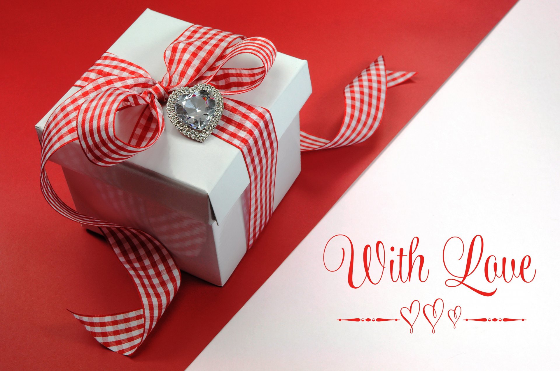 love romantic gift heart ribbon bow