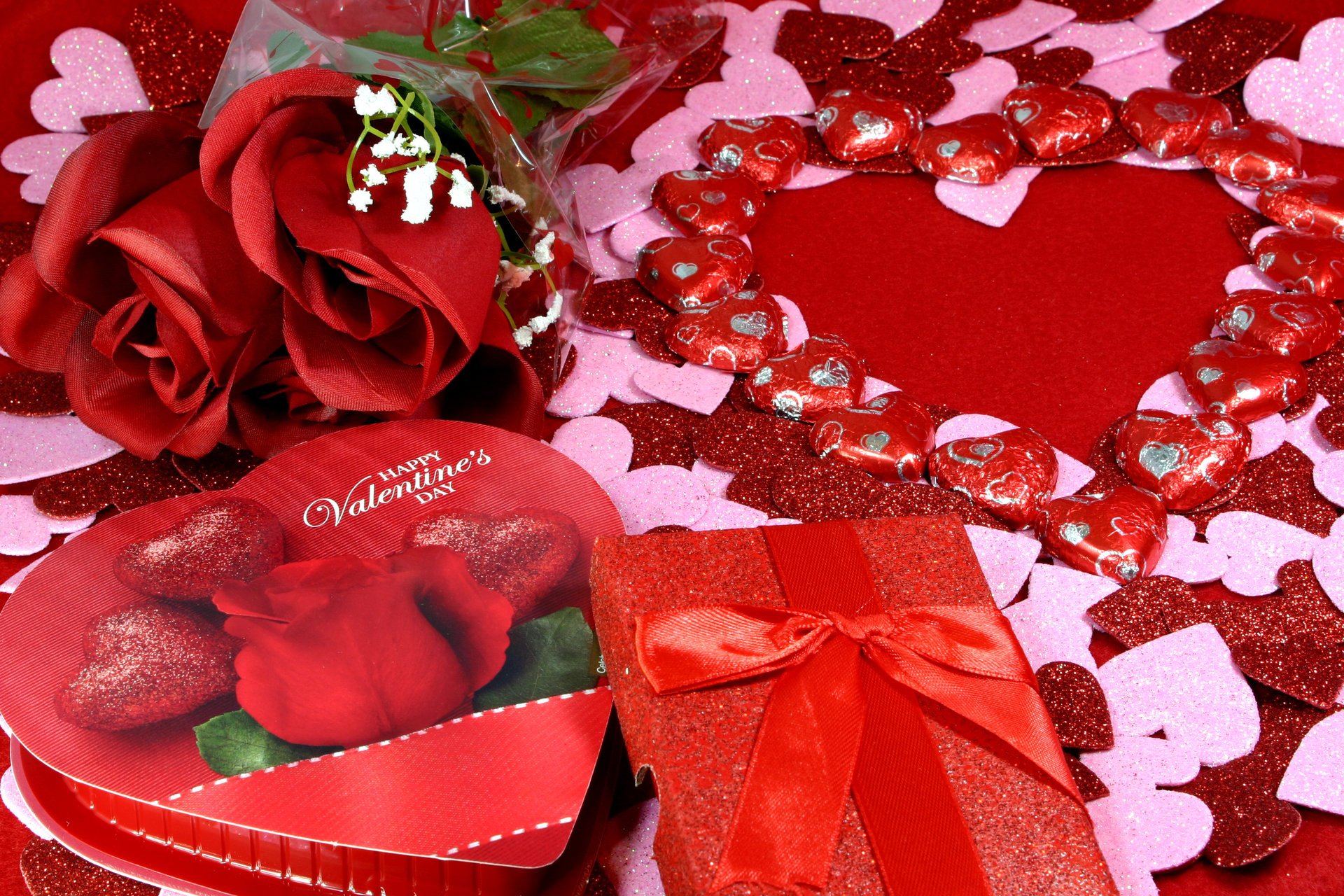 romantique amour rose coeurs roses romance