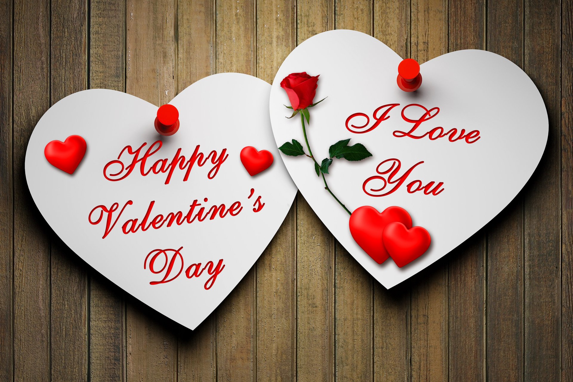 happy valentine s day love heart romantic i love you rose paper card valentine