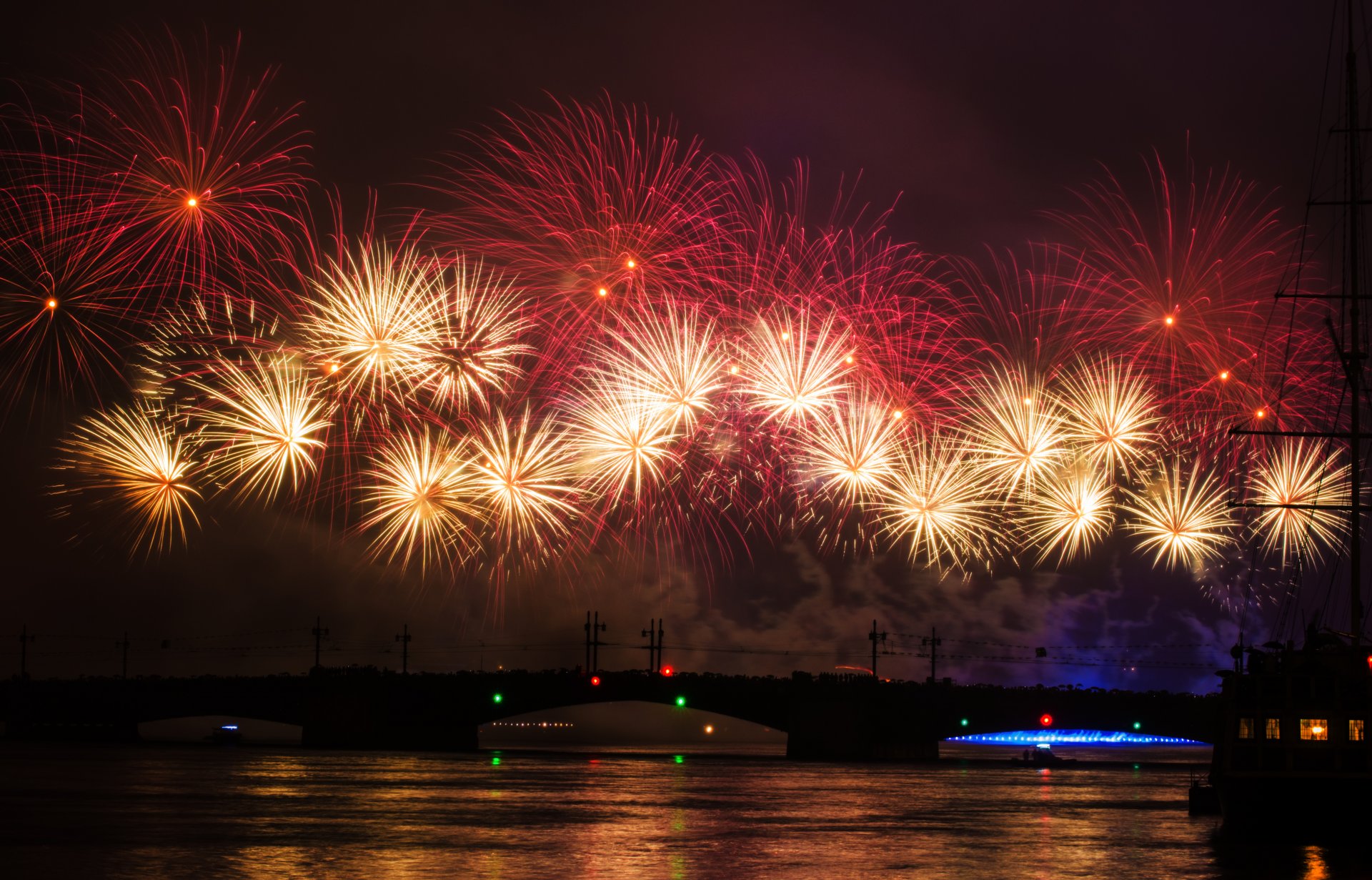 stadt beleuchtung lichter feuerwerk feuerwerk