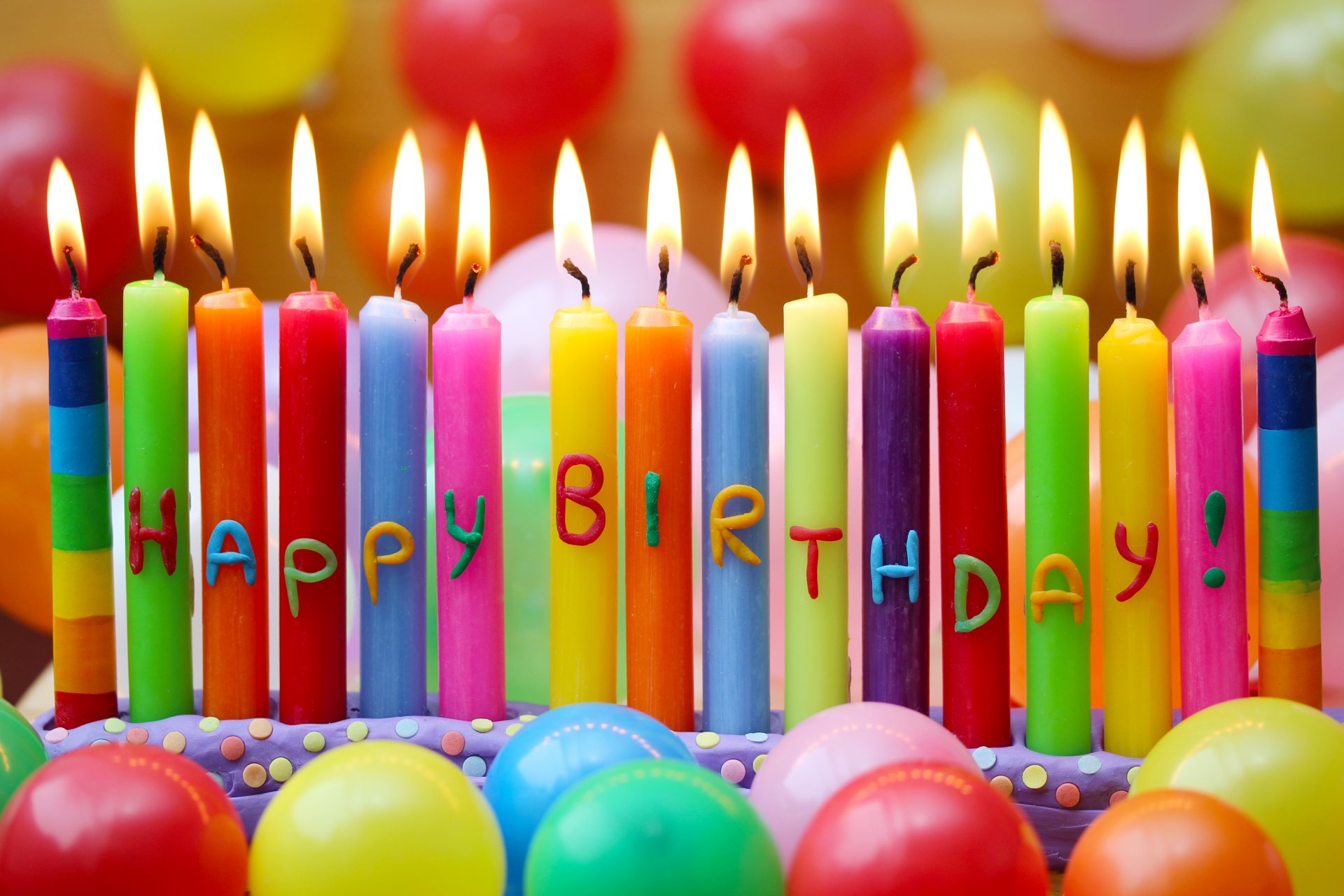 alles gute zum geburtstag geburtstag kerzen ballons