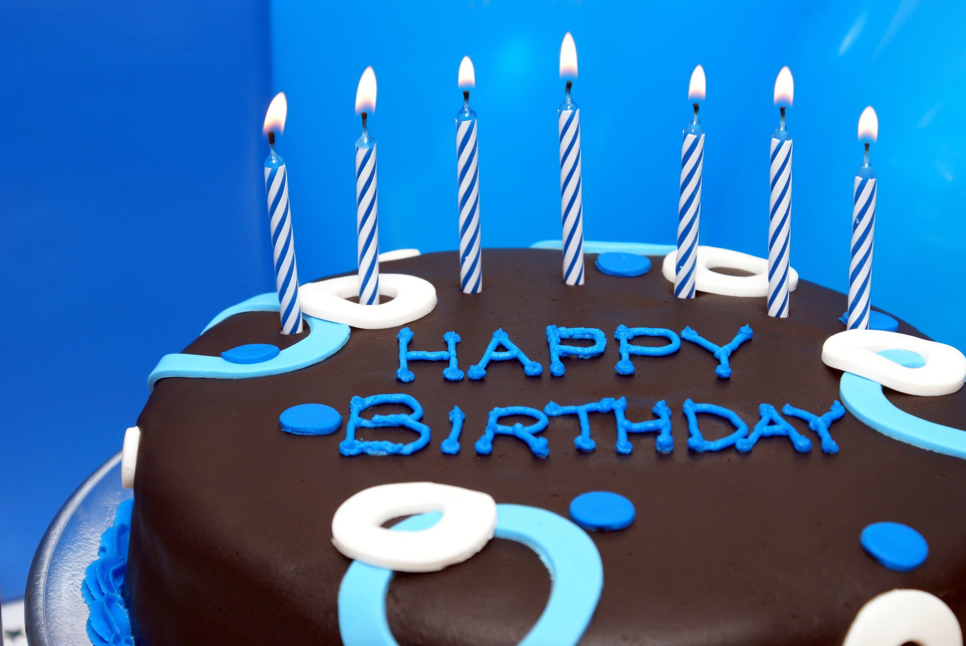 happy birthday cake candle