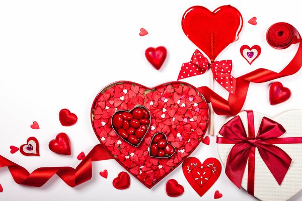Słodka deklaracja miłości w postaci serca