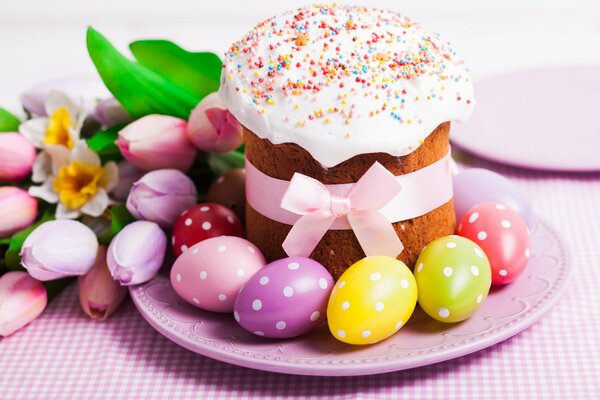 Beautiful Easter cake