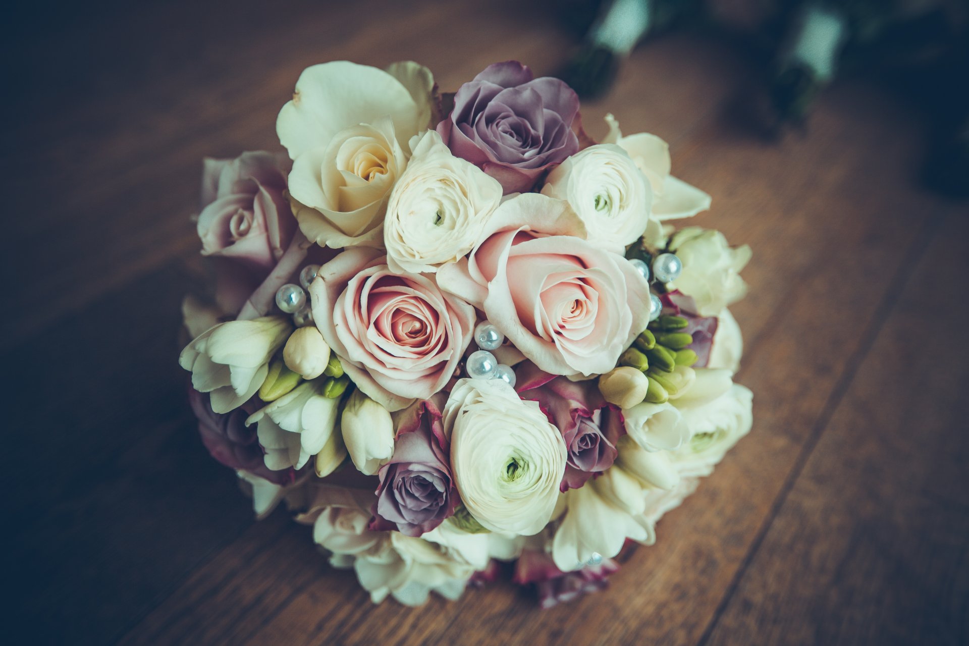 bouquet nuptiale roses