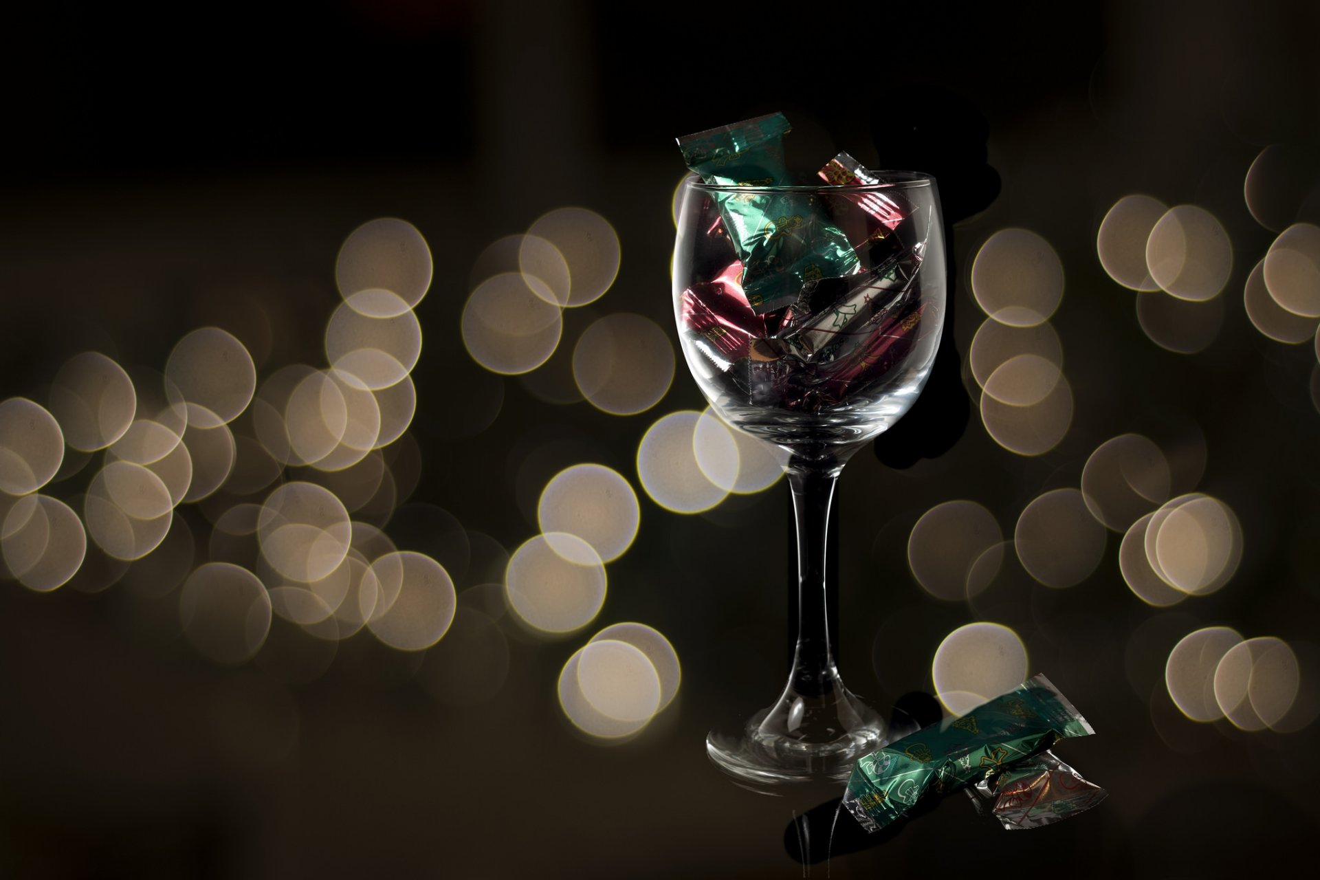 glass candy background