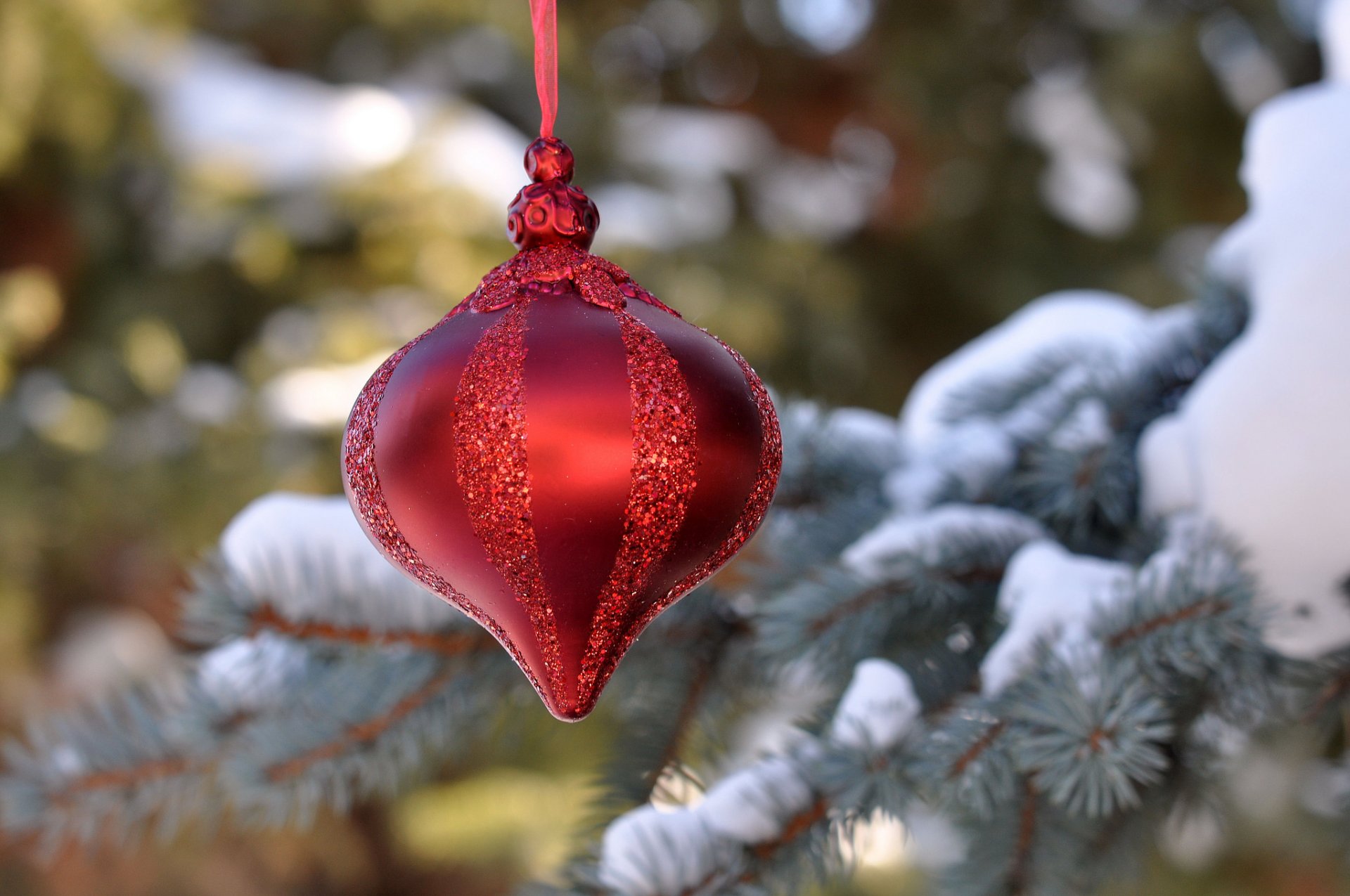 natale nuovo anno albero di natale neve giocattolo decorazione