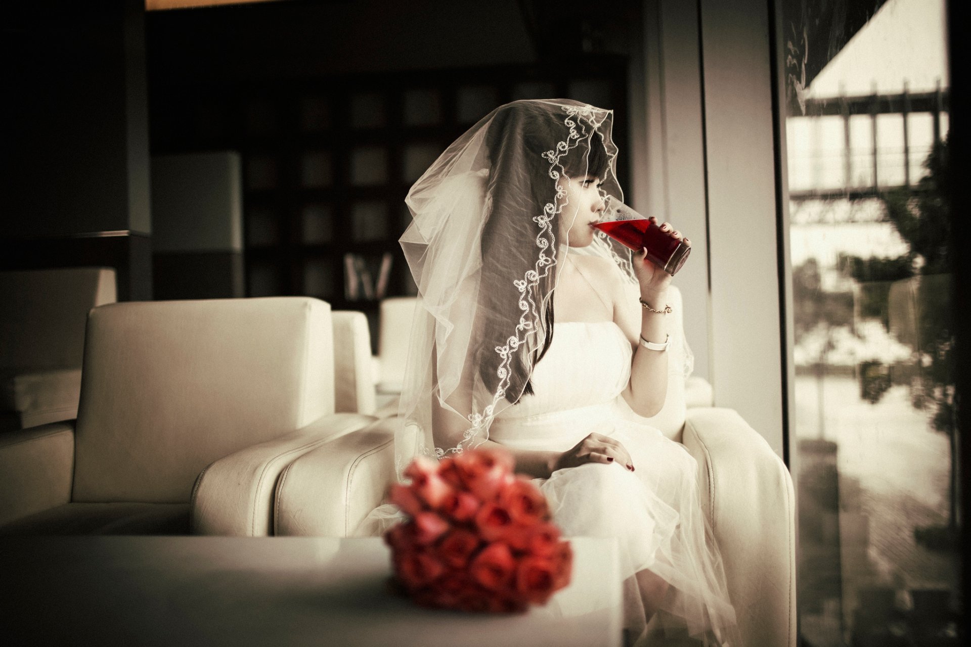 mariée bouquet mariage