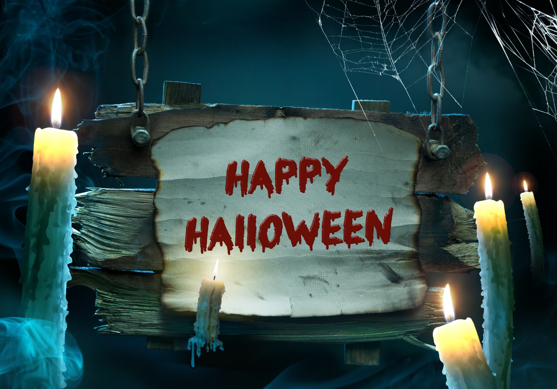 felice halloween vacanze candele notte