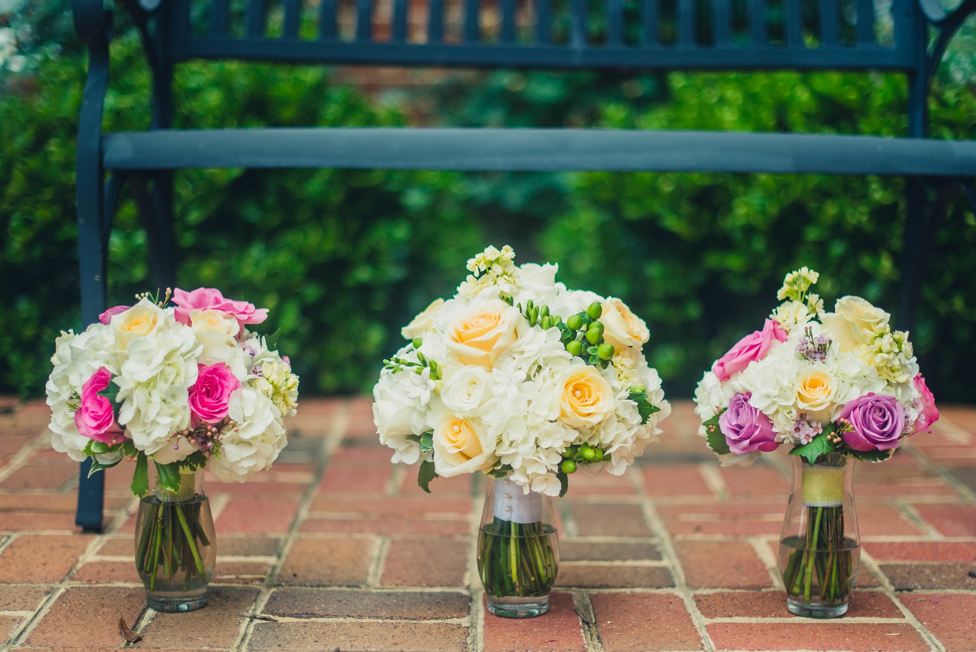 bouquet matrimonio fiori rose vasi