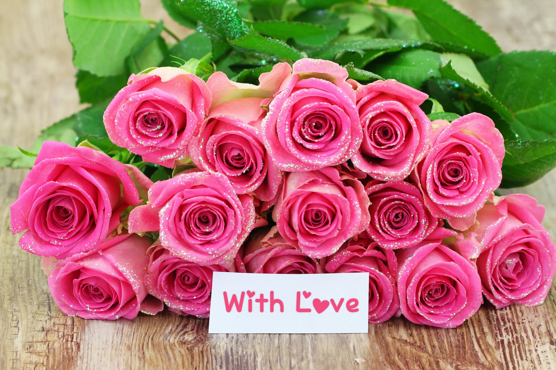 rosas rosas día de san valentín vacaciones lentejuelas con amor