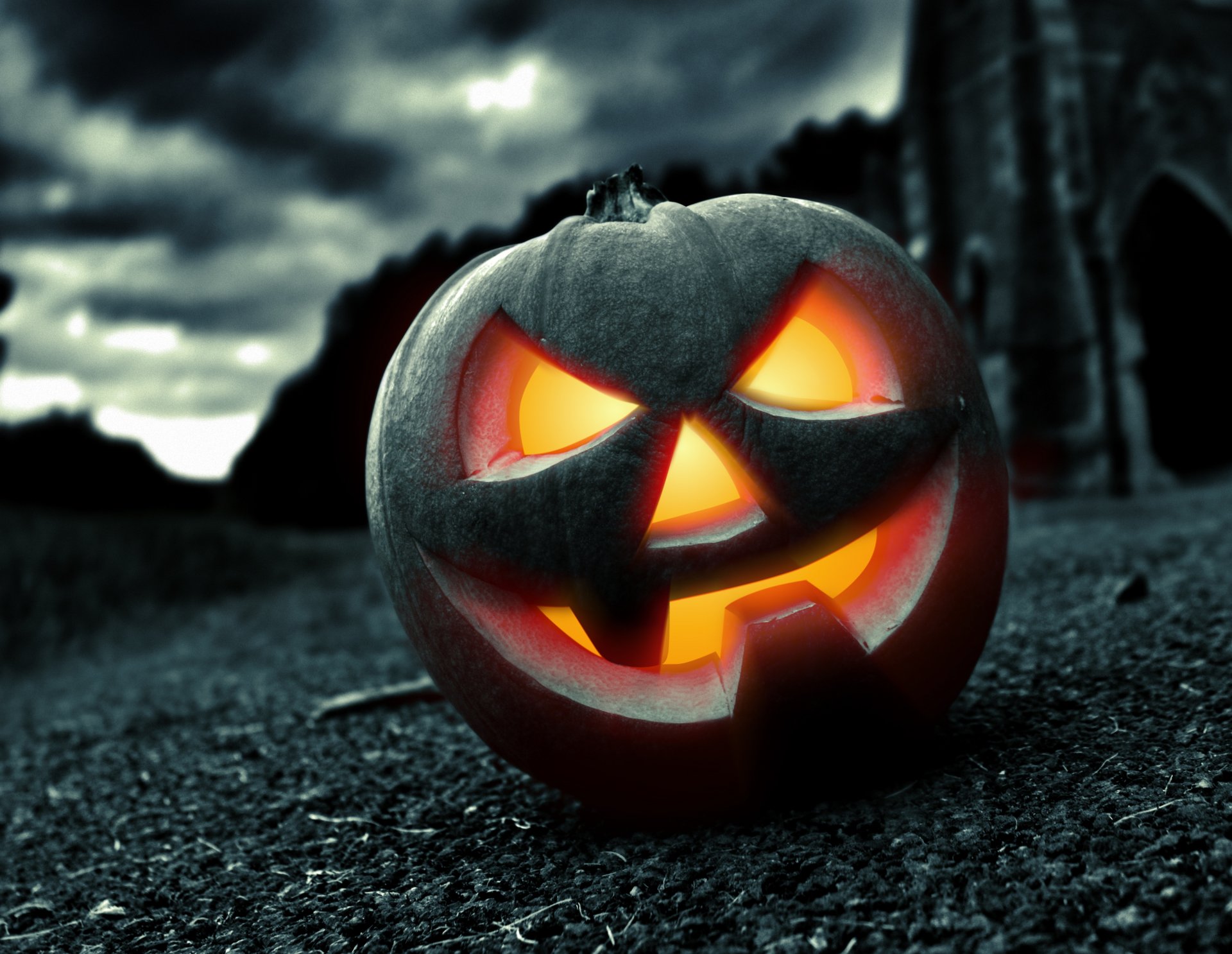 halloween zucca viso relax orrore notte paura