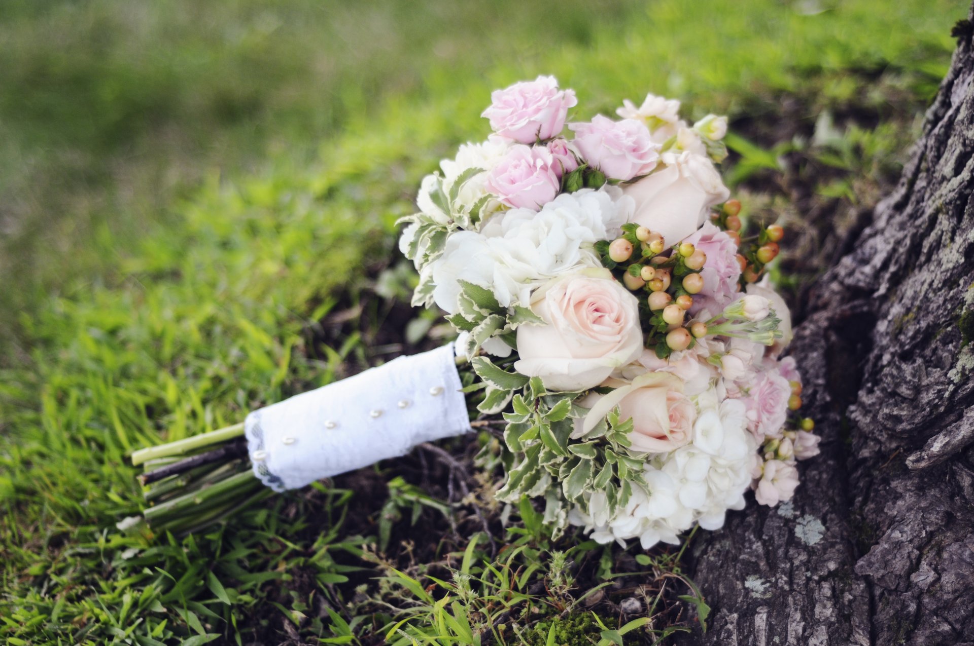bouquet nuptiale roses