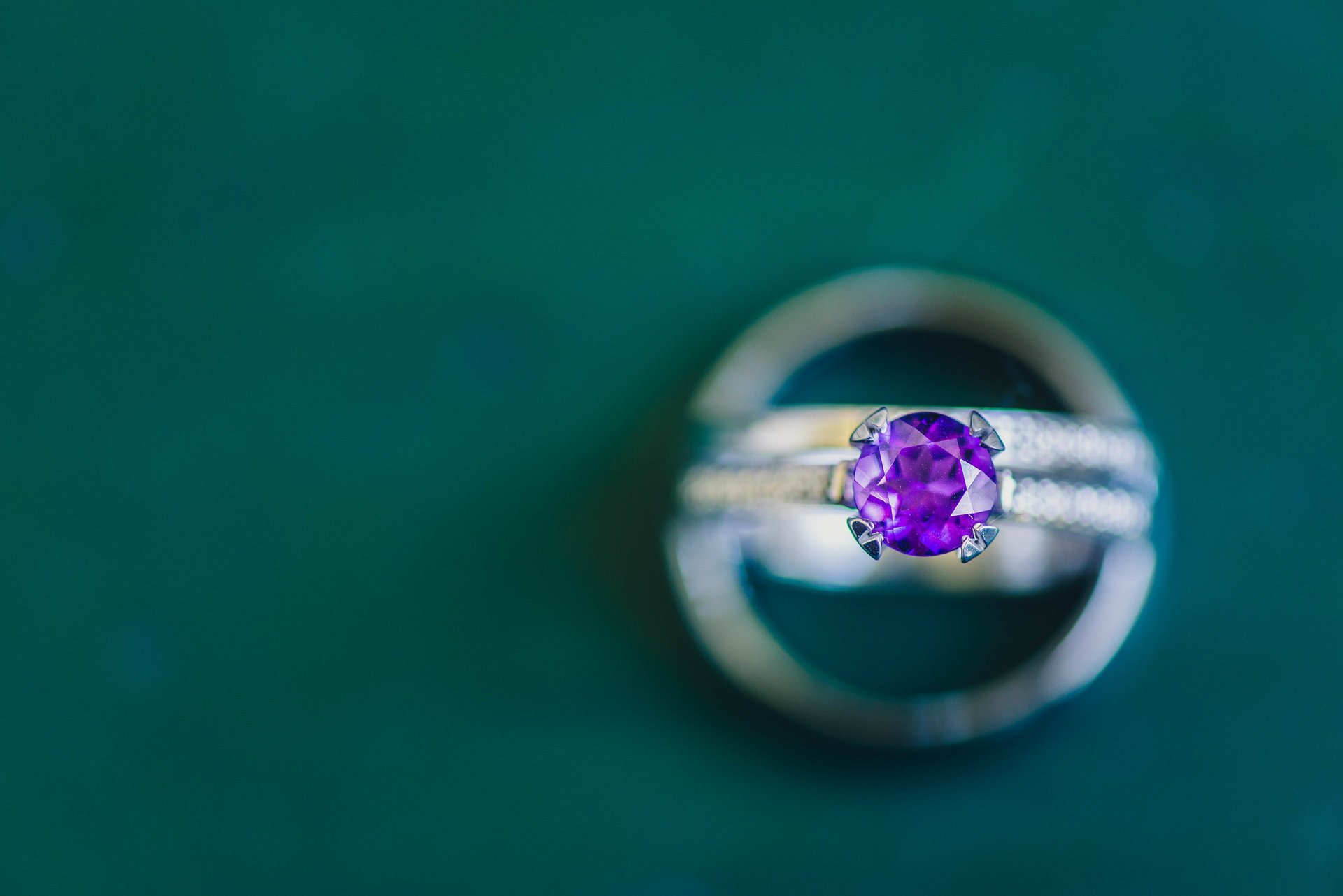 ring stein lila flieder