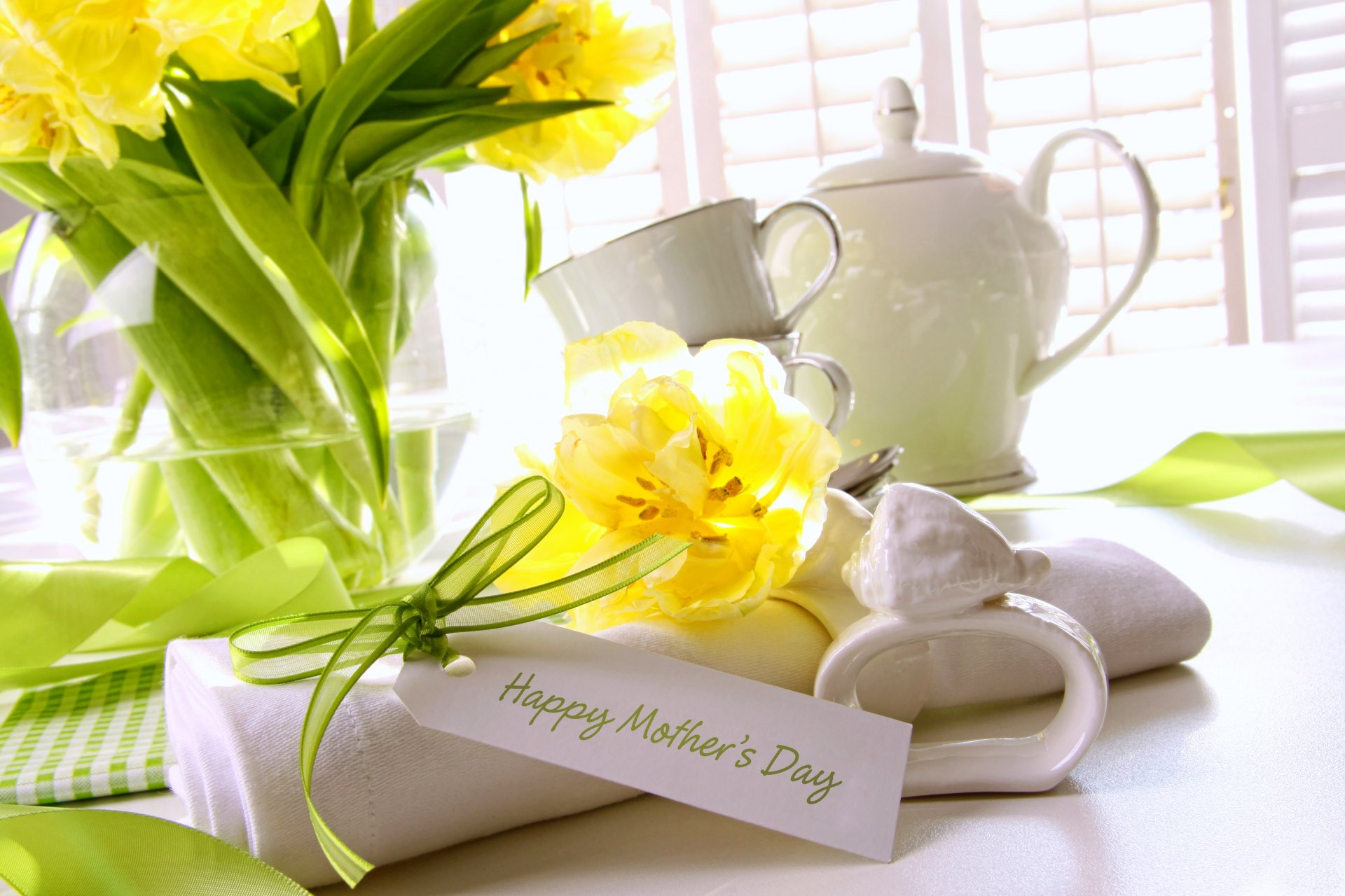 cartes fleurs bouquet tulipes vacances fête des mères carte vacances