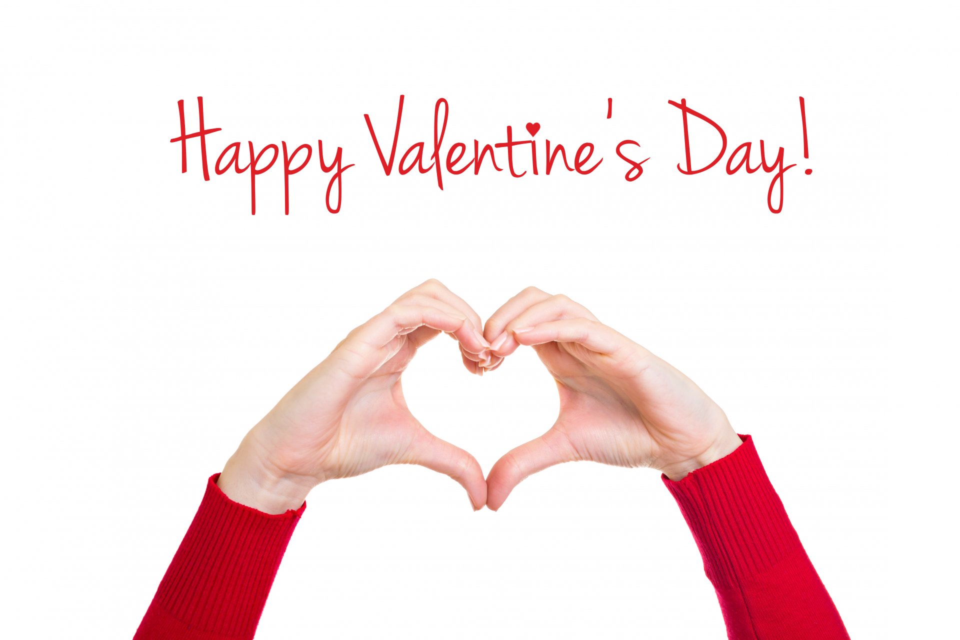 saint valentin mains coeur