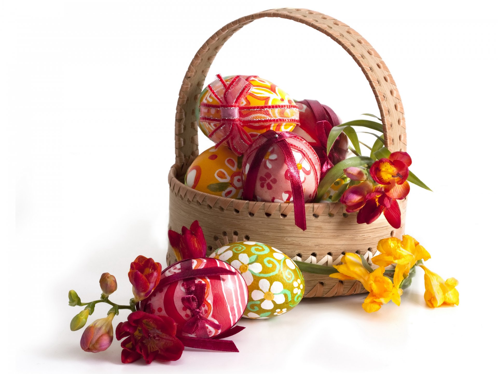 ostern frühling blumen eier frühling freesie zwiebel