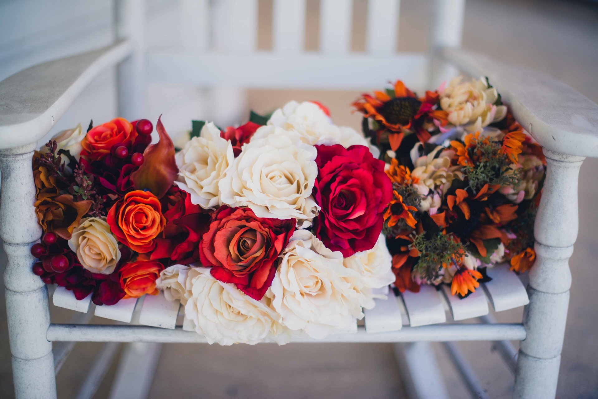 bouquet nuptiale roses
