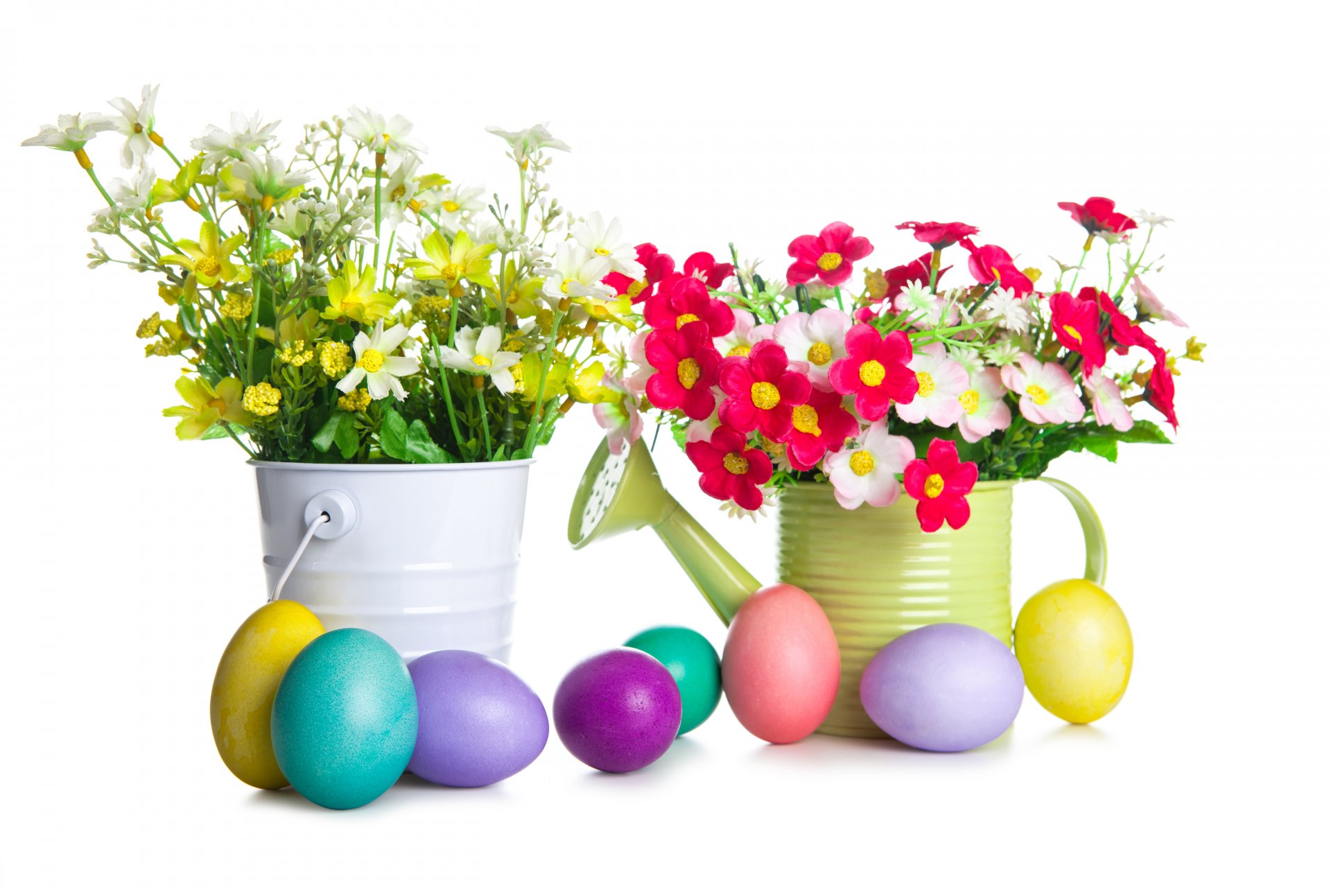 flores huevos vacaciones pascua